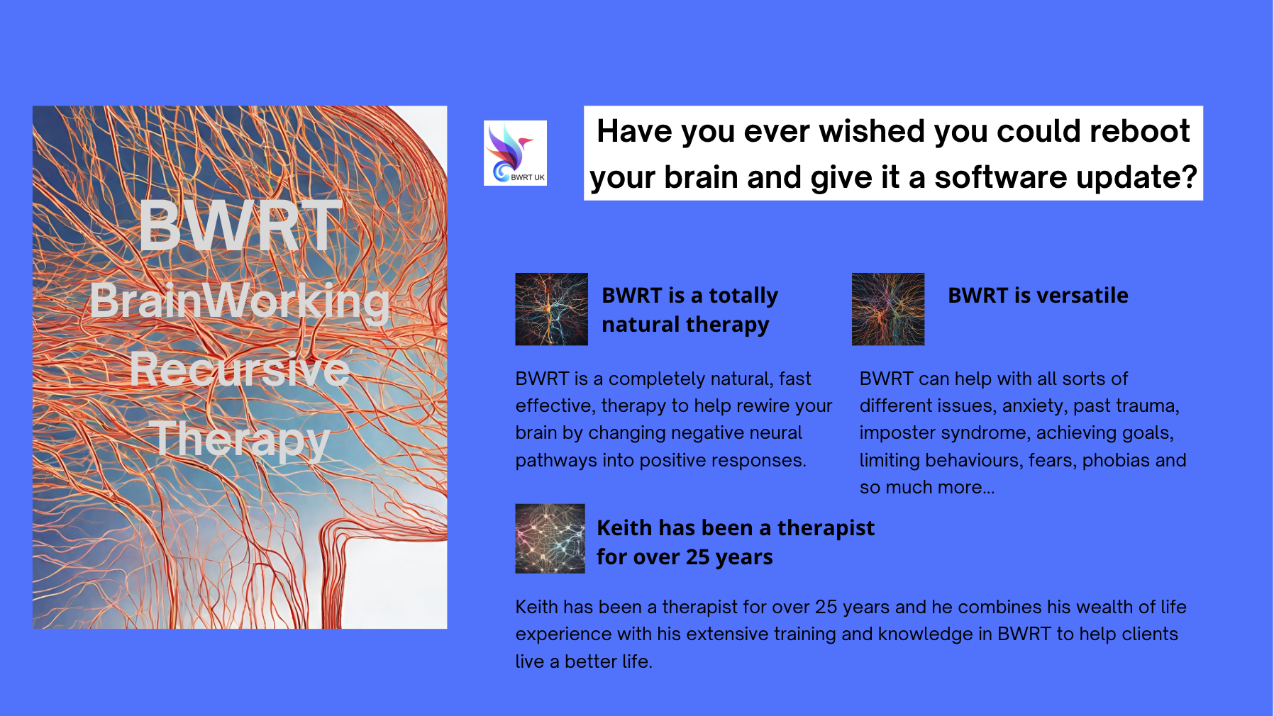 Read more about the article Re-Boot your brain with BWRT