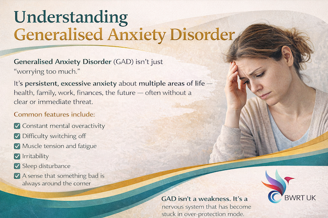 You are currently viewing Understanding Generalised Anxiety Disorder (GAD)