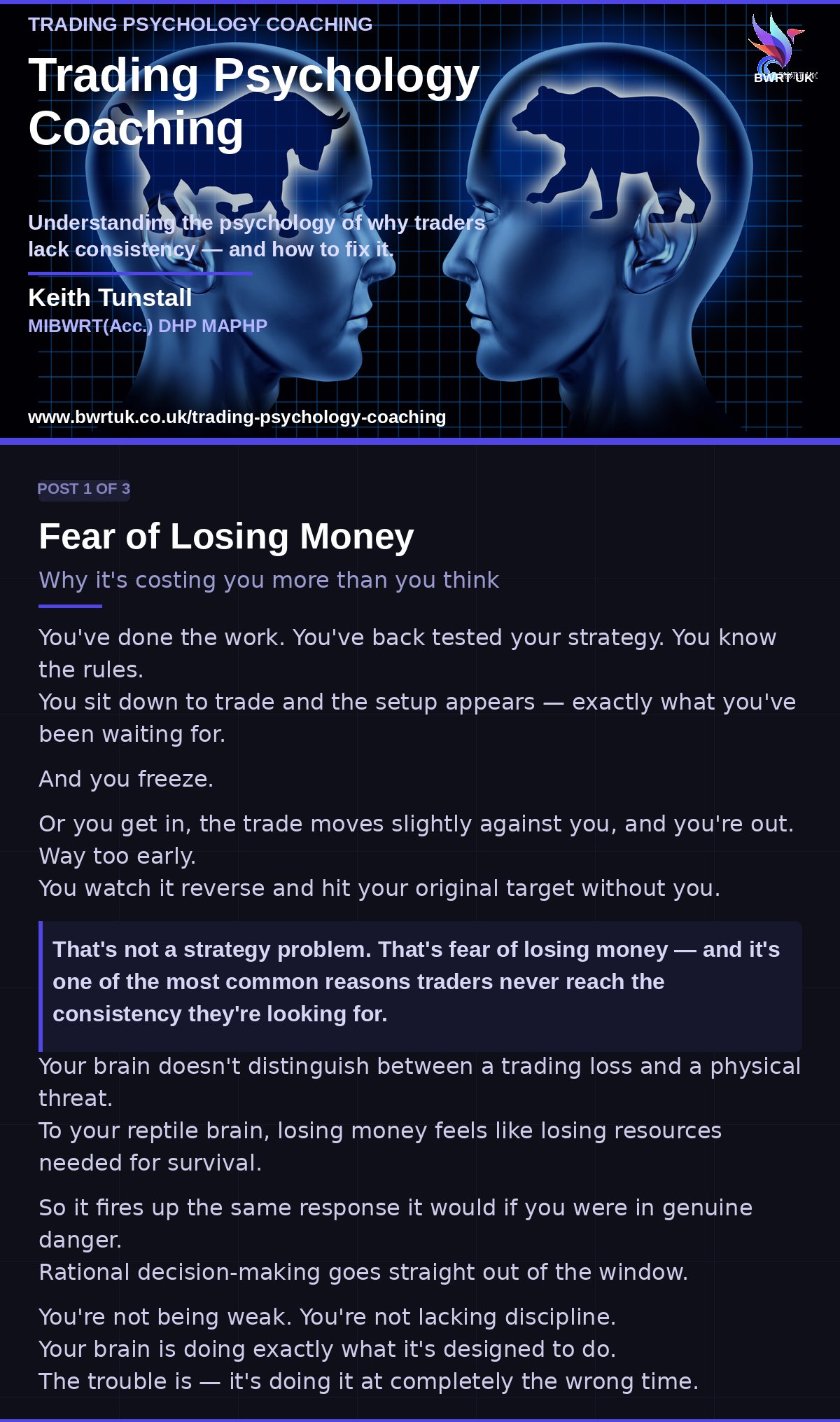 You are currently viewing Trading – Fear of Losing?
