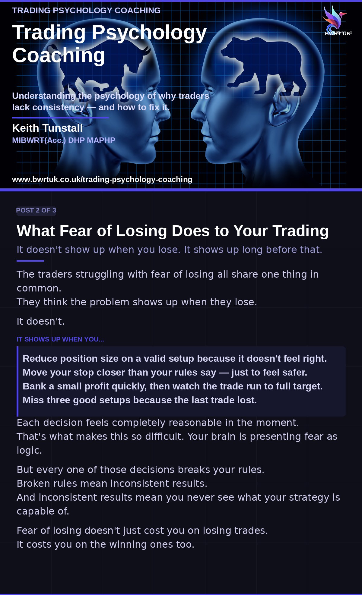 You are currently viewing What Fear of Losing Does to Your Trading