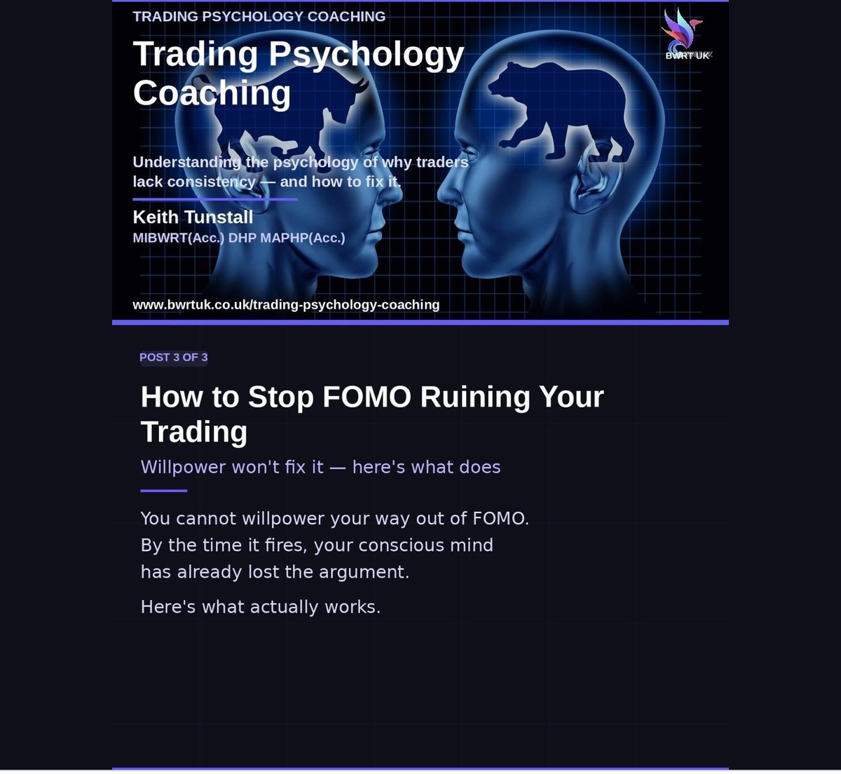 You are currently viewing How to Stop FOMO Ruining Your Trading